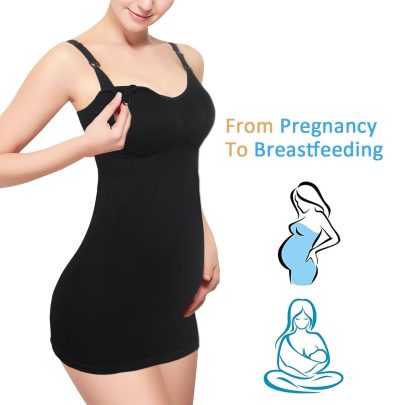 Womens Seamless Breastfeeding Nursing Bra Tank Top