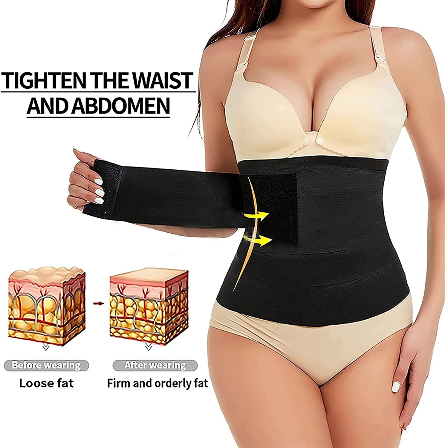 Tummy Flattening Waist Wrapping Belt - Waist Me Up