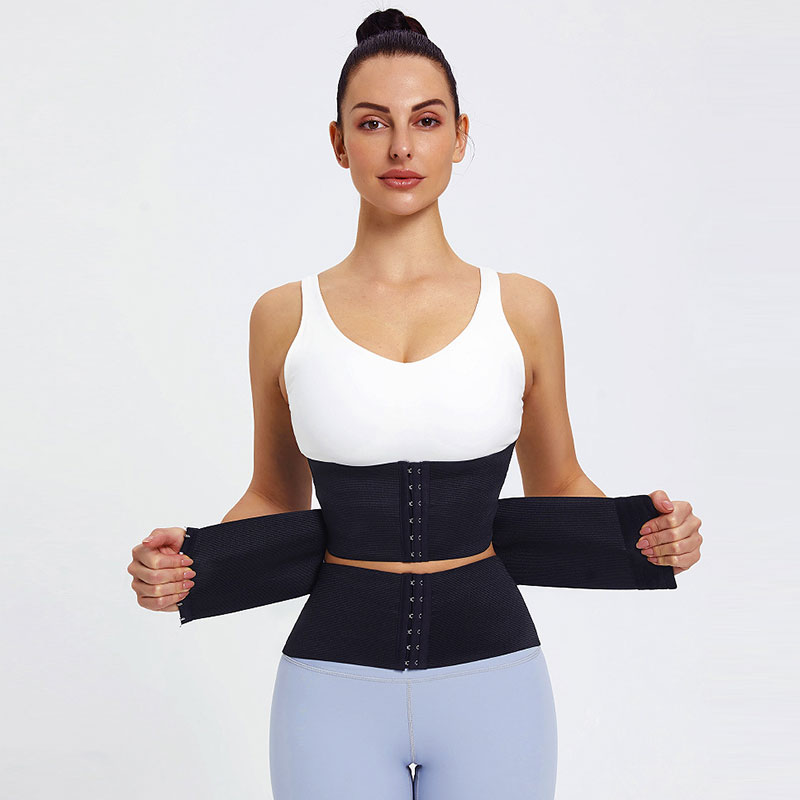 Sunhigo Upgraded Bandage Wrap Waist Trainer for Women Adjustable Waist Wrap  Band with 5 Velcro Invisible Slim Waist Trimmer Belt Postpartum Recovery  Plus Size (Black 4m) : : Sports & Outdoors